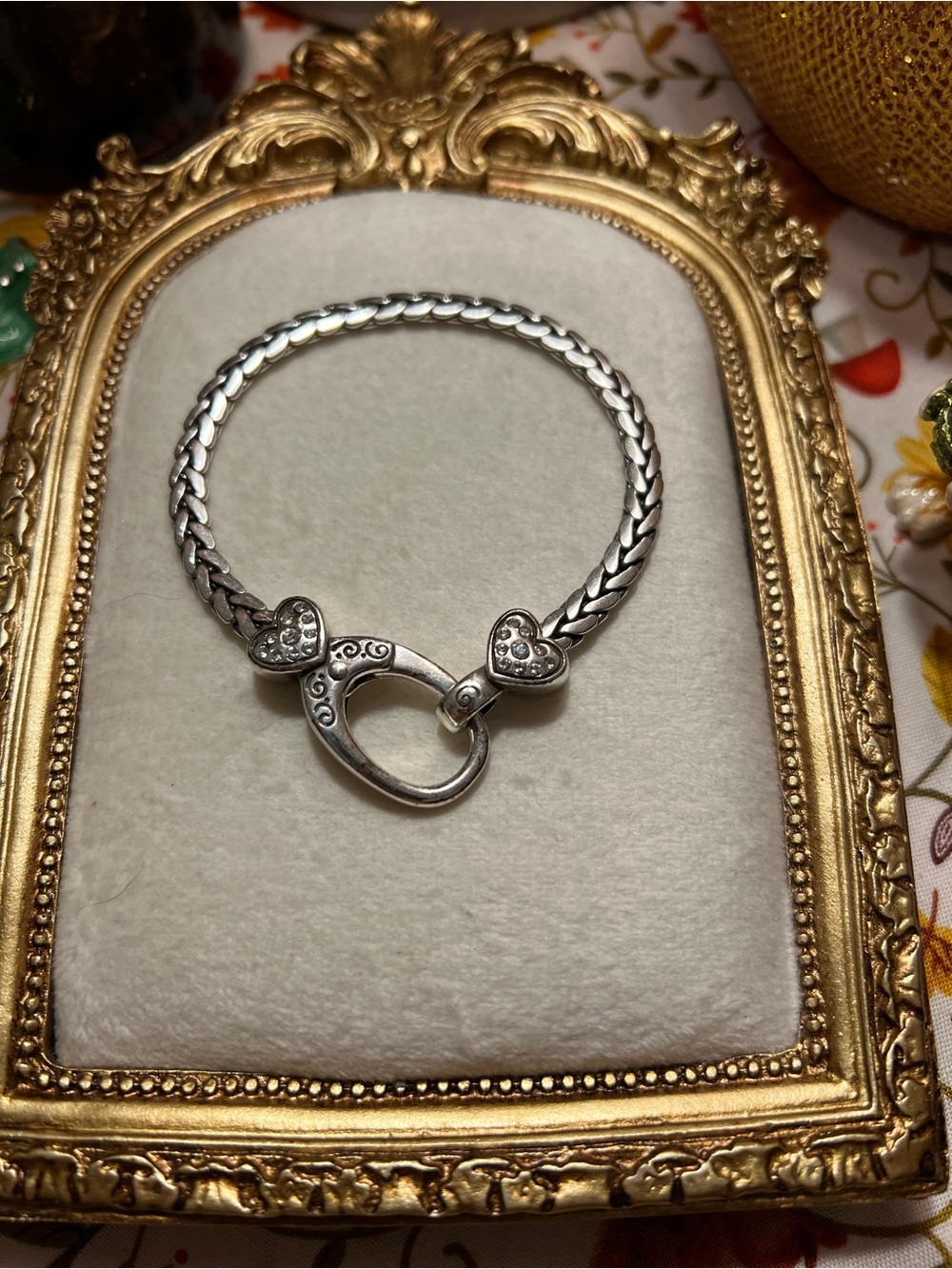 Brighton ABC Charm Hook Carrier Bracelet